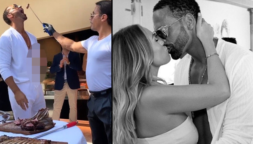 Nusret damadı etle besledi