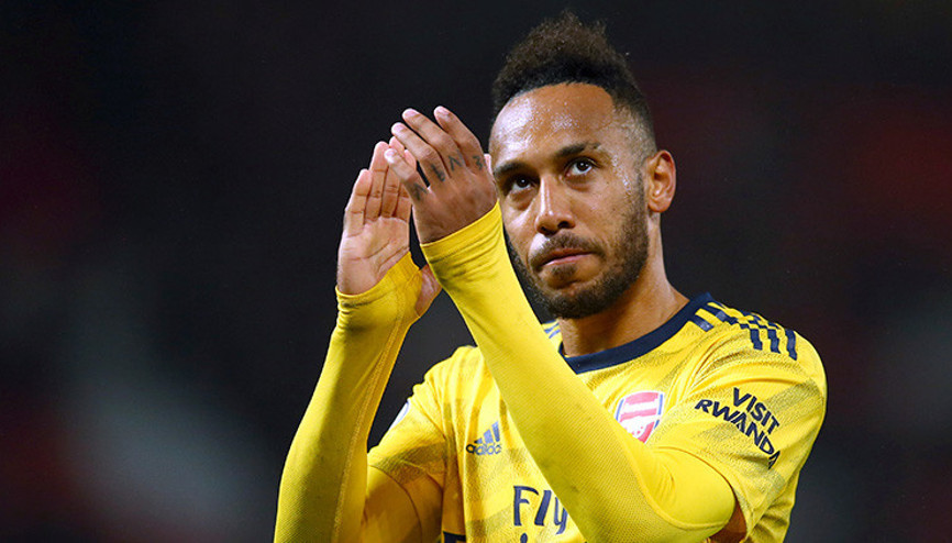 Aubameyang, bu kez golü sosyal medyadan attı