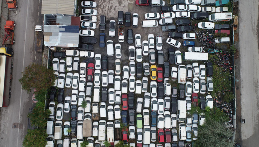 Yer Kocaeli... 500 milyon TL değerinde araç atıl durumda