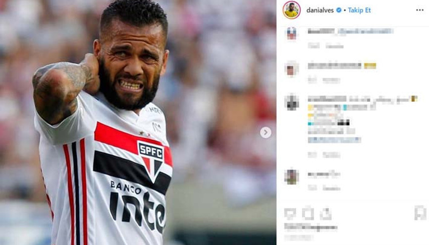 Dani Alves neye uğradığını şaşırdı