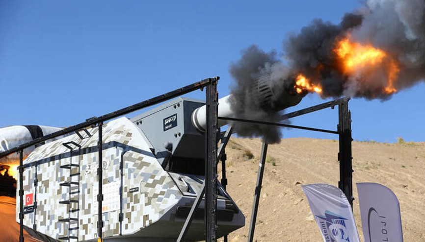 Milli elektromanyetik top seri atışa geçti