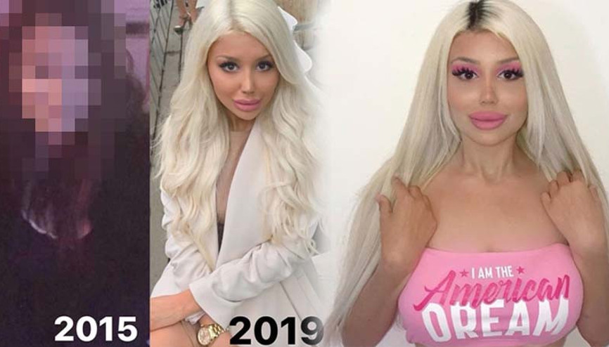 13 yaşında başladı... Tanınmaz halde