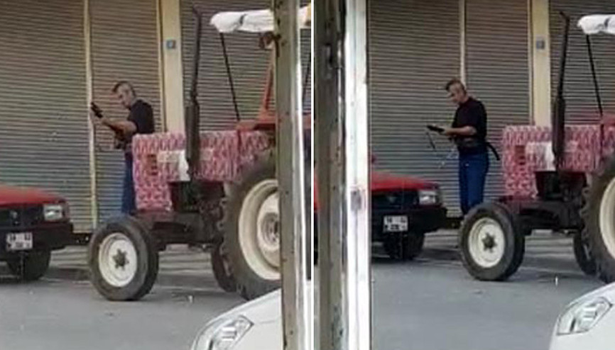 Belediye binasına pompalı tüfekle böyle ateş açtı