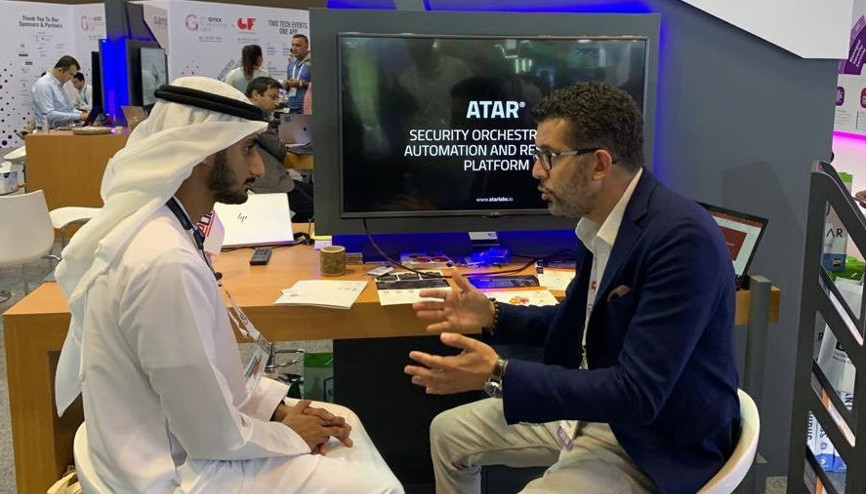 Yerli siber güvenlik robotu ATAR, GITEX 2019da ilgi gördü