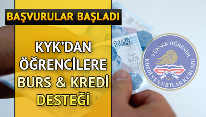 KYK burs başvuruları e Devlet üzerinden başladı - KYK burs öncelik belgeleri neler