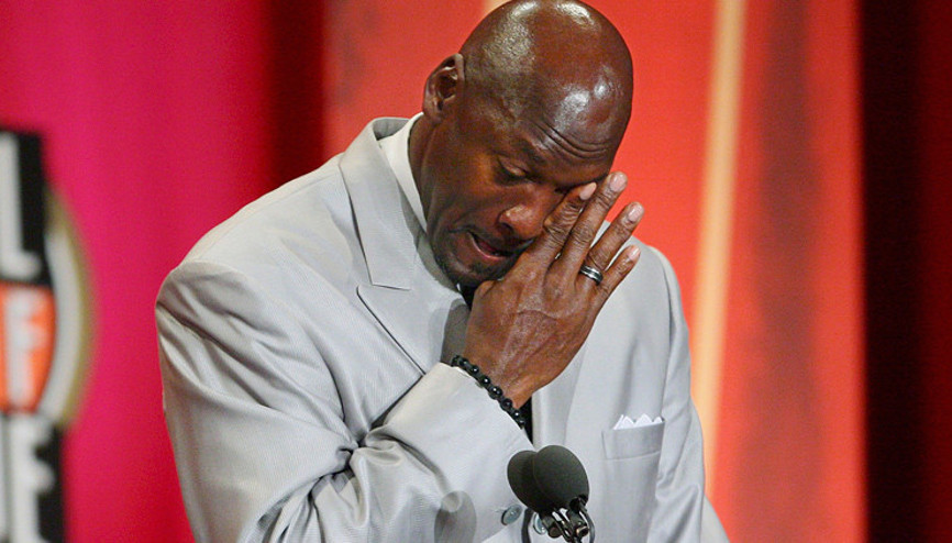 7.2 milyon dolar bağışta bulunan Michael Jordanın gözyaşları