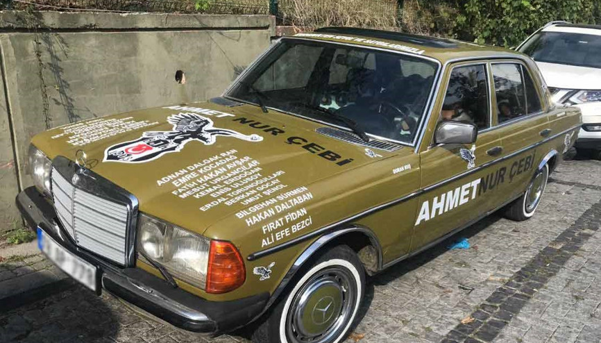 Güne damga vuran Ahmet Nur Çebi aracı
