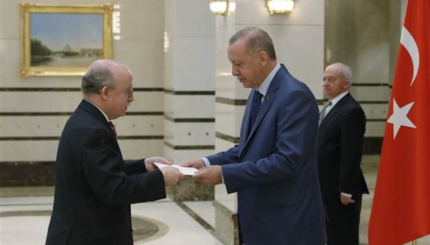 Cumhurbaşkanı Erdoğan güven mektuplarını kabul etti