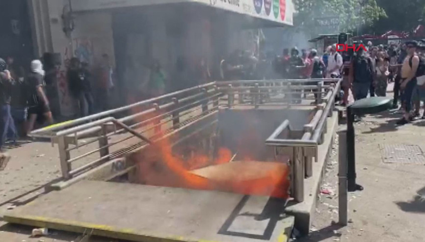 Şilide ulaşıma zam protestoları: 18 ölü, 150den fazla yaralı