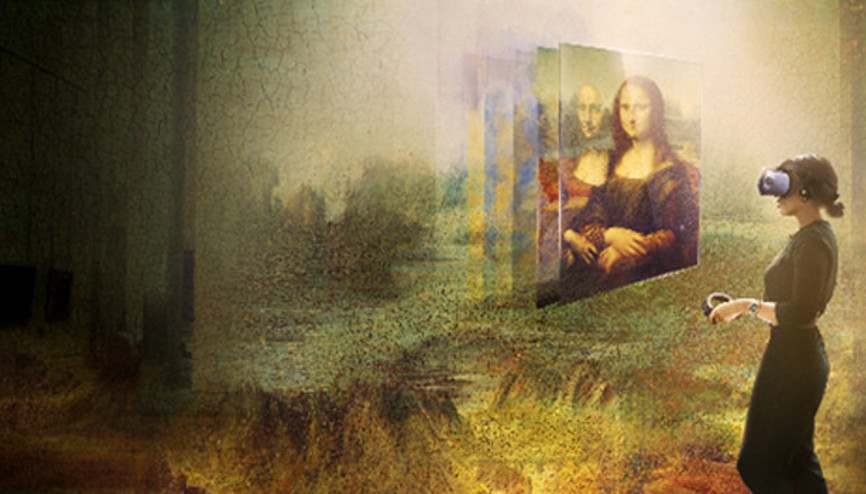 Sanal gerçeklikte Mona Lisa