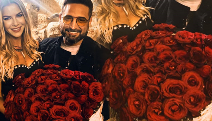 Güllerin içinden saat ve yüzük çıktı