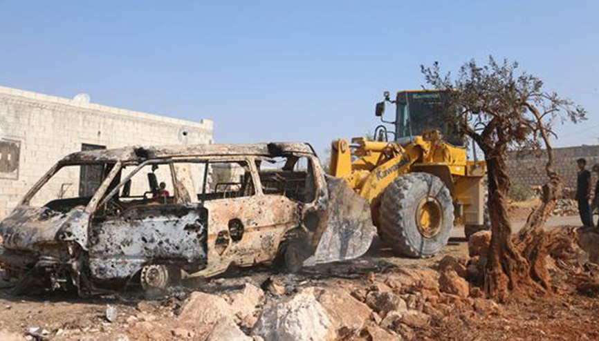 AA İdlibde Bağdadinin öldürüldüğü iddia edilen yeri görüntüledi