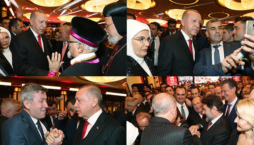 Beştepe’de ilkler yaşandı... 5 bin davetliyle kabul töreni