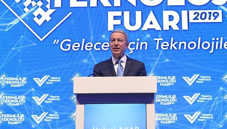 Bakan Akar: Hedeflerimize ulaşmamızda sahip olduğumuz teknolojinin payı büyüktür