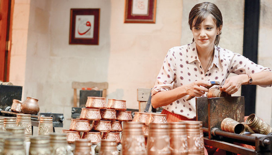 Nehir Erdoğan bakır ustası oldu