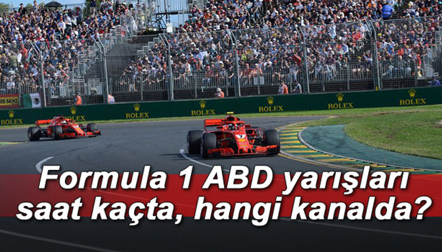 Formula 1 ABD yarışı ne zaman, saat kaçta ve hangi kanalda yayınlanacak