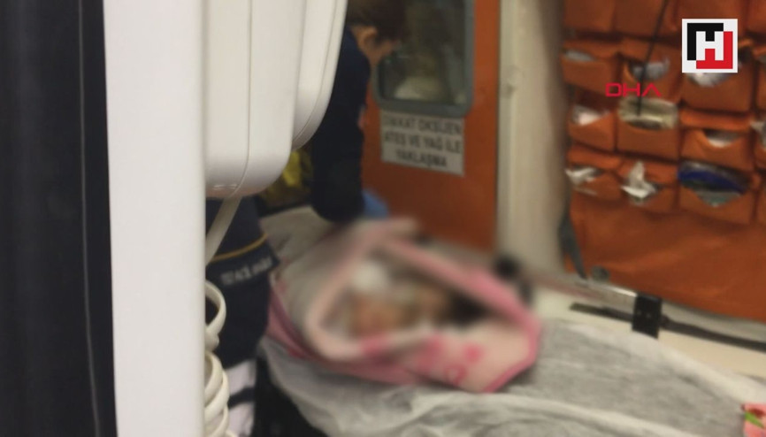 1,5 aylık ikizler ile 2 yaşındaki kız, apartman girişine terk edildi