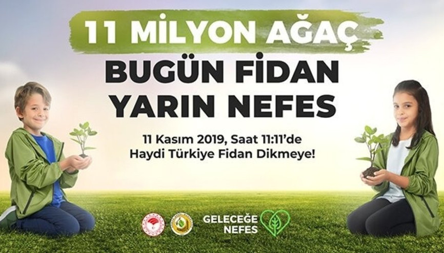 Geleceğe Nefes kampanyası için başvuru ve  katılım belgesi detayları 11 milyon katılım olacak