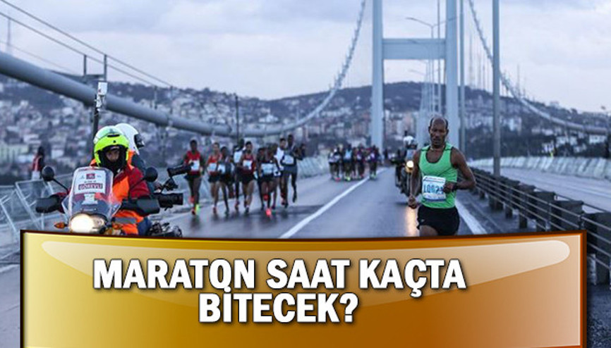 Vodafone maraton koşusu saat kaçta bitecek Yollar saat kaçta açılacak
