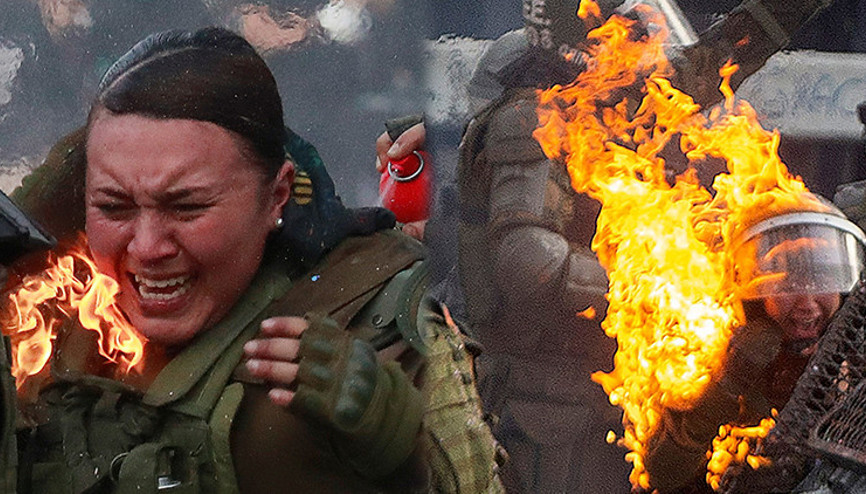 Dünyayı şoke eden görüntüler Çığlıklar yükseldi