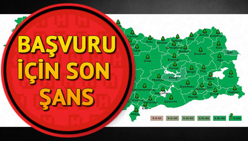 Geleceğe Nefes ağaç ve fidan dikme kampanya katılım belgesi için son başvuru şansı