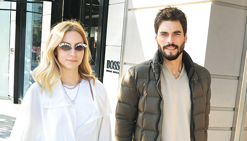 Akın Akınözü sevgilisiyle alışverişte