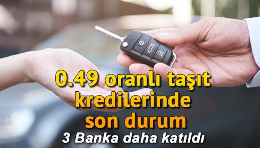 0.49 taşıt kredisi hangi bankalardan çekilebilecek Araç kredilerinde son durum.. 0.49 taşıt kredisi hangi bankalardan çekilebilecek Araç kredilerinde son durum..