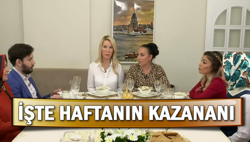 Yemekteyiz birincisi kim oldu 4 8 Kasım haftası Seda Sayan ile Yemekteyiz kazananı ve puan durumu