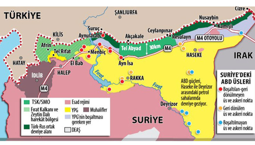 İşte Suriye’de ABD’nin son hali