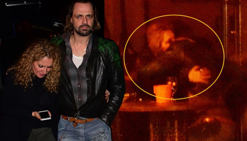 Evli oyuncu Ertan Saban Cihangirde böyle görüntülendi Kafaları karıştıran yakınlaşma