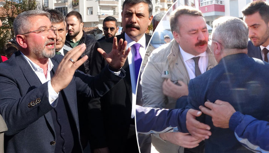 Başkan ile mahalleli arasında gerginlik Muhtarın gazına gelmeyin... Başkan ile mahalleli arasında gerginlik Muhtarın gazına gelmeyin...