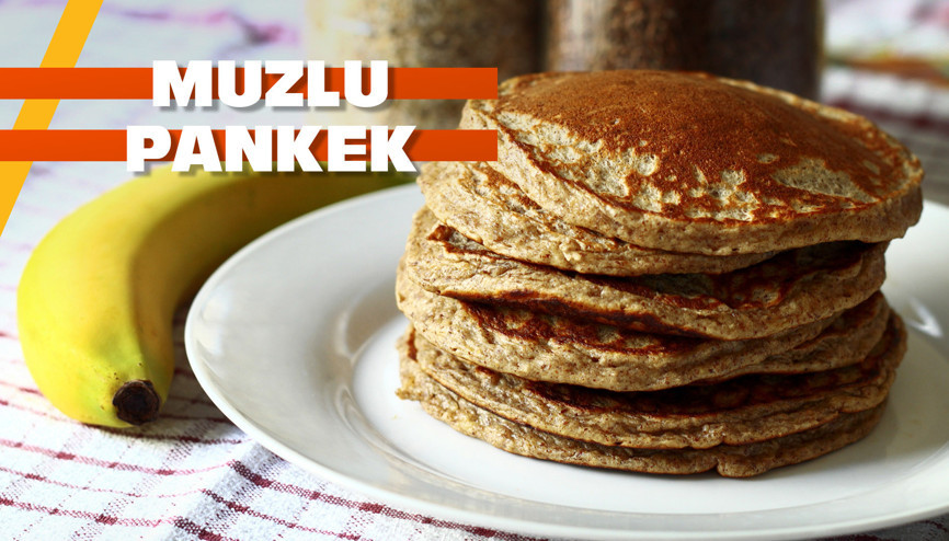 Sadece iki malzemeyle: Muzlu glütensiz pankek