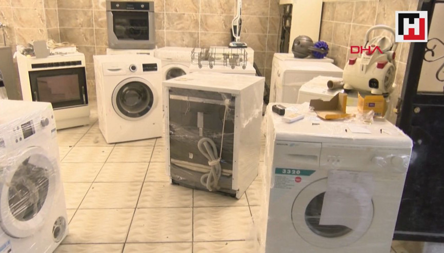 Yetkili servisiz diyerek beyaz eşya çalan şüphelilere operasyon