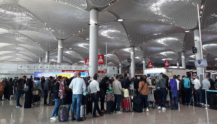 İstanbul Havalimanında ara tatil hareketliliği