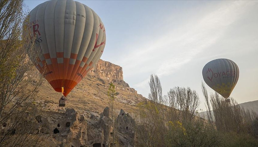 Kayserinin Kapadokyasında ilk balon heyecanı