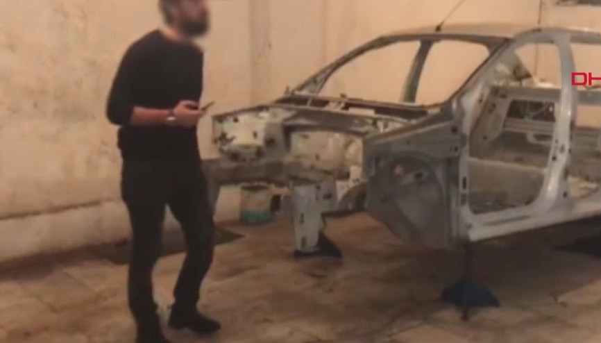 Çaldıkları araçları parçalayıp satan şüphelilere operasyon