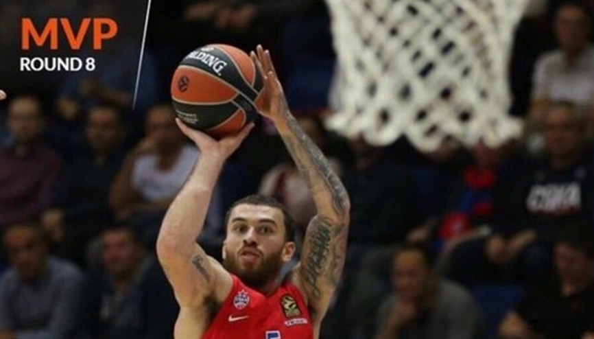 Euroleague’de 8. haftanın MVPsi Mike James oldu