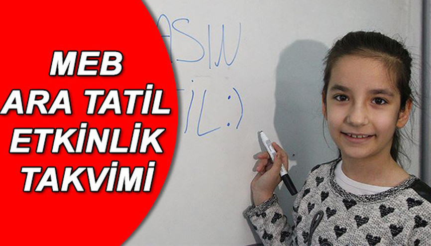 MEB ara tatil etkinlik programı listesi | Ara tatilde hangi etkinlikler yapılacak