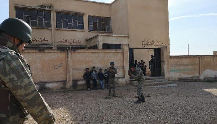 Bakanlık açıkladı... PKK/YPG Rasulaynda okulu mevzi yapmış