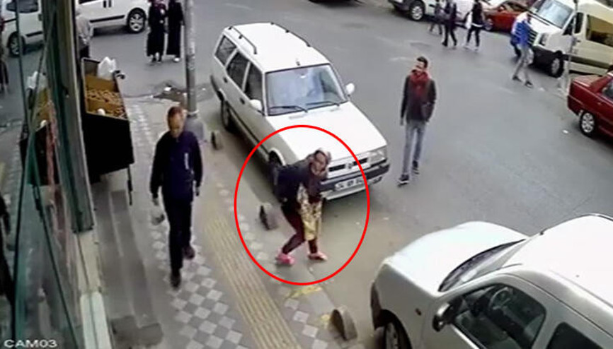 Tırnakçılık yaparken fark edildi, soyunarak kaçtı