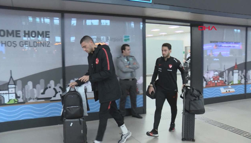 A Milli Takım yurda döndü
