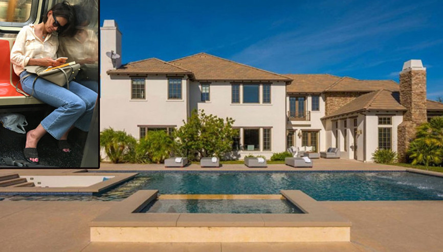 Ayağında terlik metroya biniyor ama malikanesi var