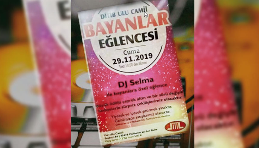 Eleştiriler üzerine eğlence iptal edildi