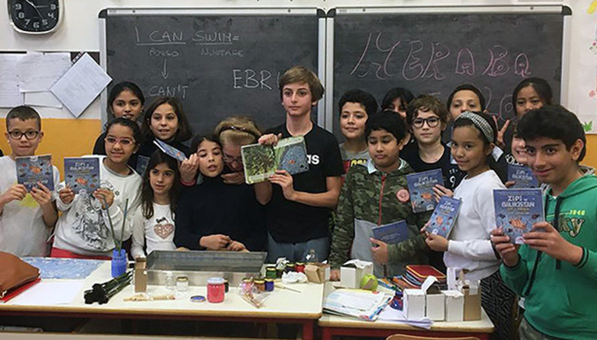 13 yaşındaki sanatçı, ebruyu dünyaya tanıtmak istiyor