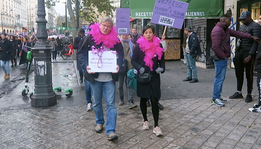 Paris’te ‘Kadınlar için adalet’