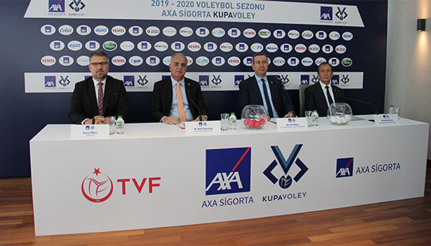 AXA Sigorta Kadınlar Kupa Voley 1. etap eşleşmeleri belli oldu AXA Sigorta Kadınlar Kupa Voley 1. etap eşleşmeleri belli oldu