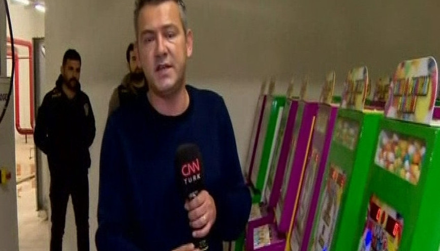 Sakız ve oyuncak otomatı kumar makinesi çıktı