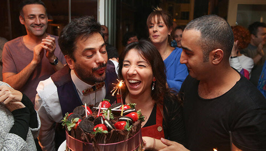 Meltem Yılmazkaya yeni yaşına sette girdi