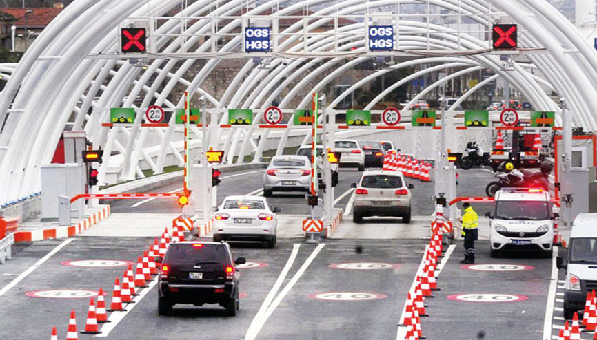 Avrasya’dan 48 milyon araç geçti