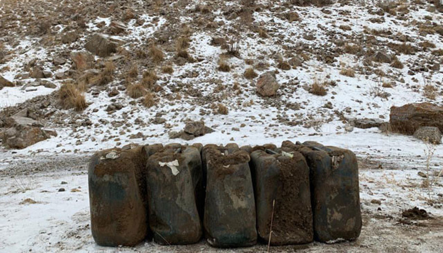 Vanda PKKya ağır darbe 2 ton ele geçirildi